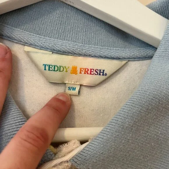 Teddy Fresh Terry Cloth Polo Shirt Dress - Picture 4 of 4